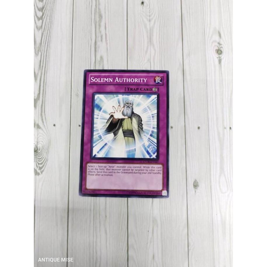 Jual Kartu yugioh solemn authority Best Seller Shopee Indonesia