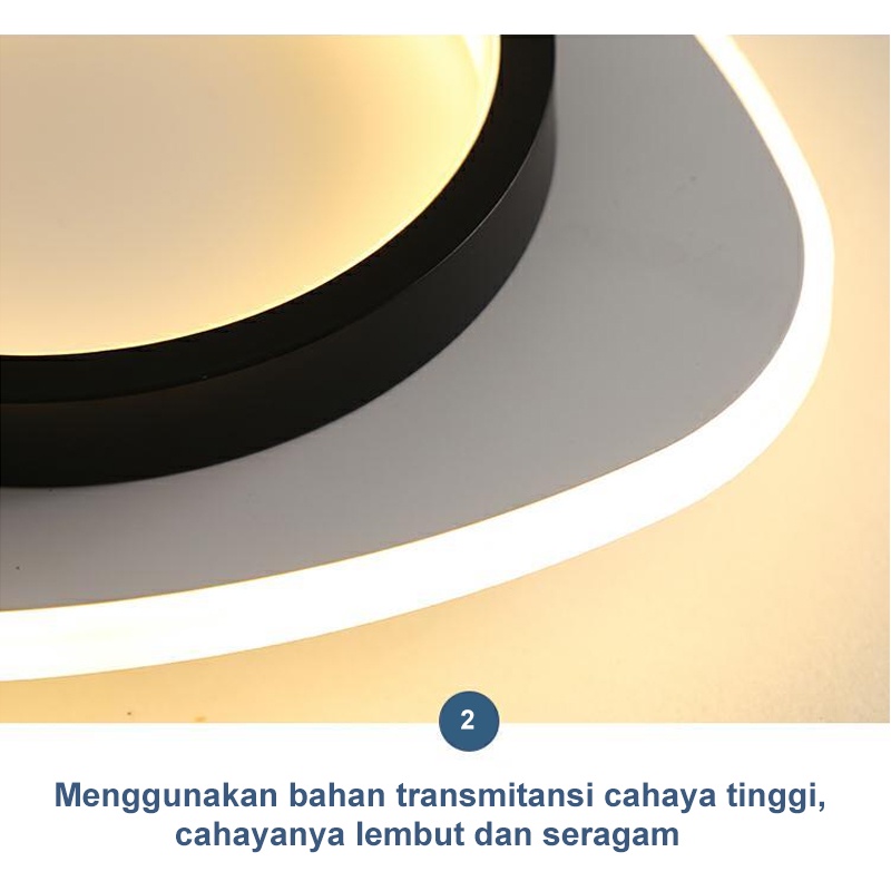 Jual Golden LED Lampu Plafon 3Warna LED Ceiling Light Lampu Hias Rumah ...