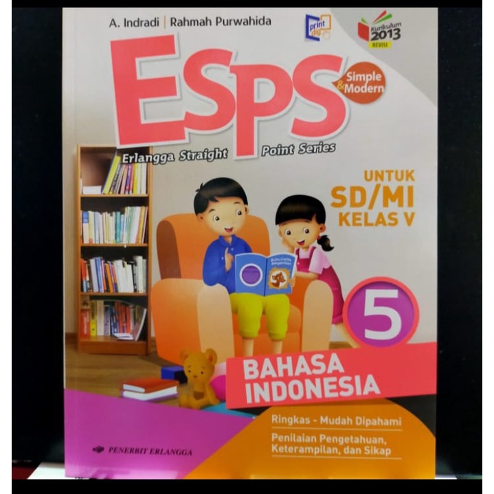 Jual Esps Kelas Sd Edisi Revisi Ada Ipa Ips Bahasa Indonesia Ppkn Matematika Pjok Erlangga