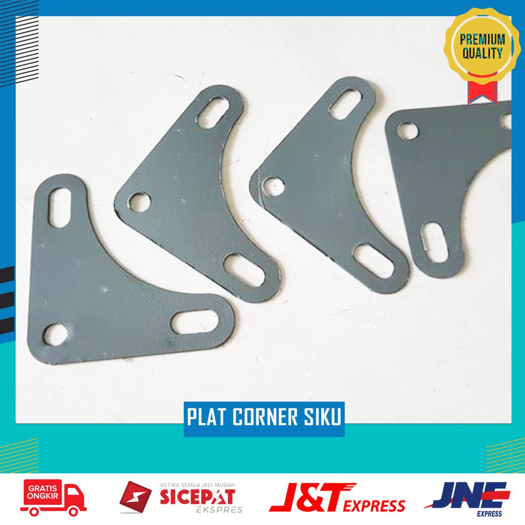 Jual Plat Siku Lubang Plat Besi Siku Lobang Corner Plate Rak