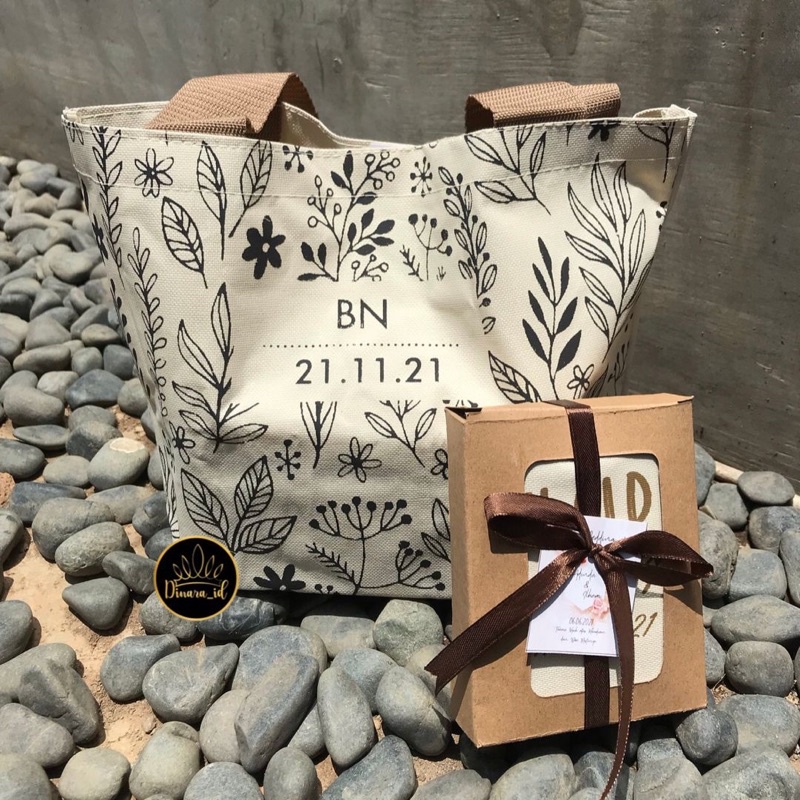 Jual Mini Vera Tote Bag Souvenir Pernikahan Undangan Ucapan Terima Kasih Wedding Nikah 1966