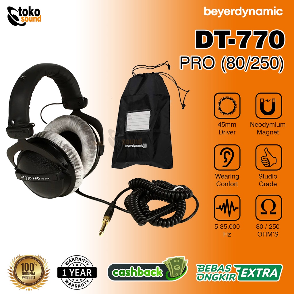 Jual beyerdynamic best sale dt 770 pro