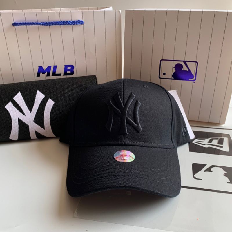 Jual Topi MLB New York Yankees Black Original + Tag Price Topi