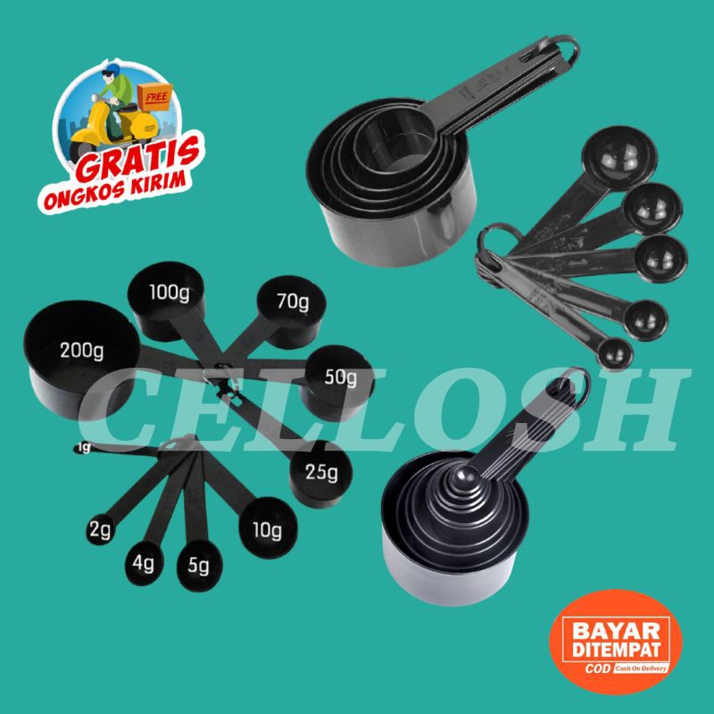 Jual Veica Sendok Takar Ukur Cup Measuring Spoon Pcs Shopee Indonesia