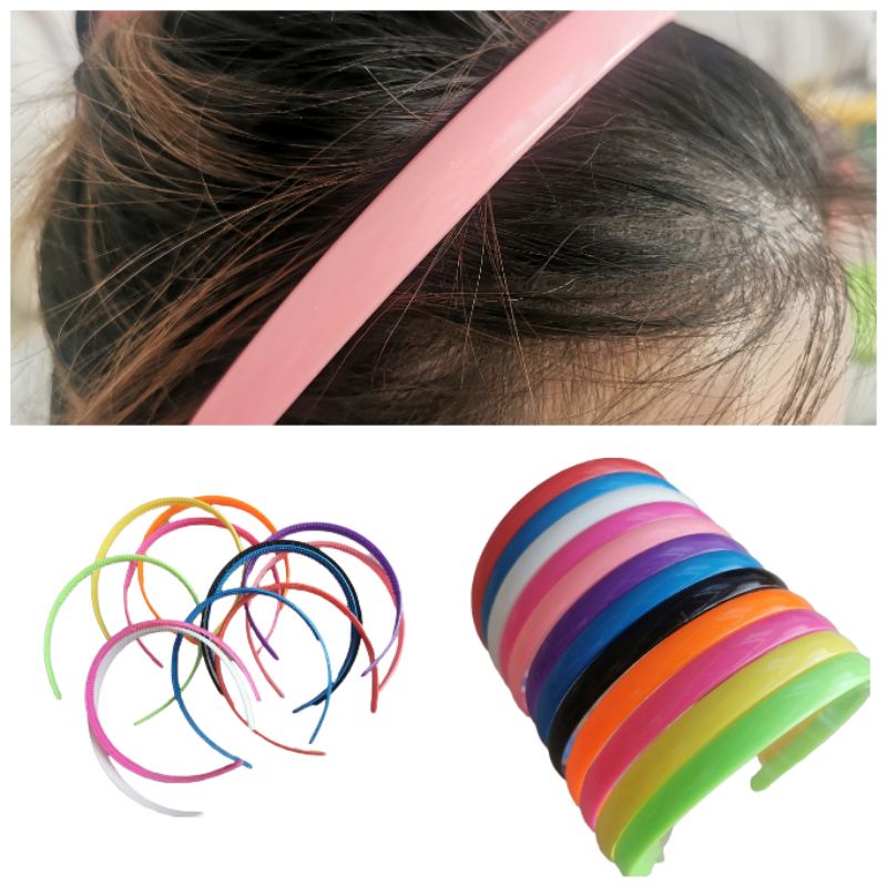 Jual COD - BANDO POLOS 1CM WARNA DAN HITAM BANDO PRIA WANITA BANDO ...