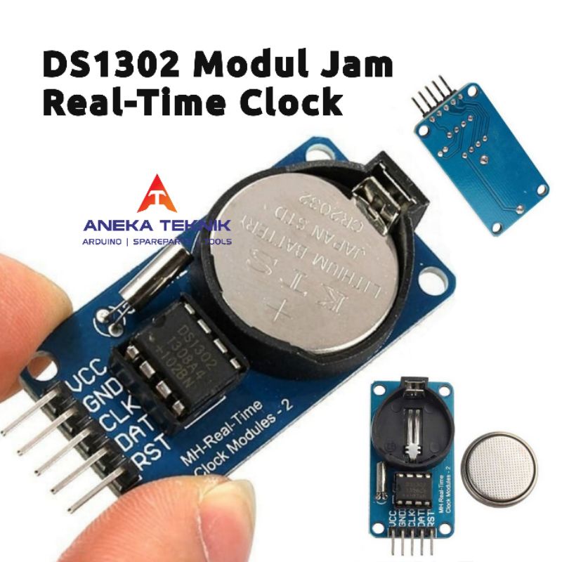 Jual Ds1302 Modul Jam Real Time Clock Rtc Shopee Indonesia 1507