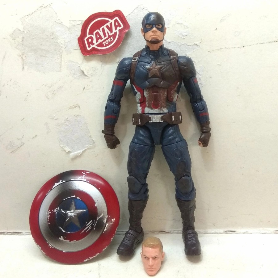Jual HASBRO MARVEL LEGENDS CAPTAIN AMERICA BATTLE DAMAGE CIVIL WAR