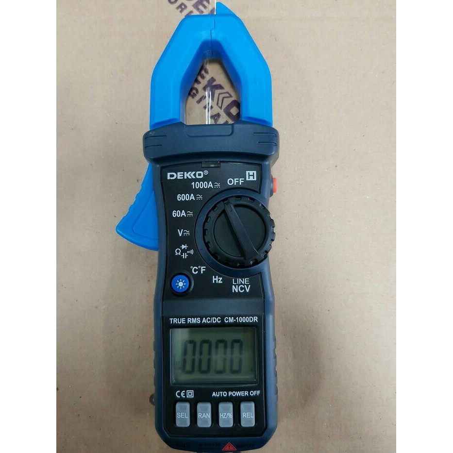 Jual DEKKO CM-1000DR / DEKKO CM1000DR DIGITAL TANG AMPERE 1000 AMPERE ...