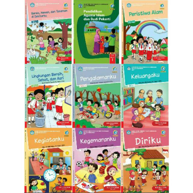 Jual PAKET BUKU SISWA TEMATIK KELAS 1 SD TEMA 1 2 3 4 5 6 7 8 PAI ...