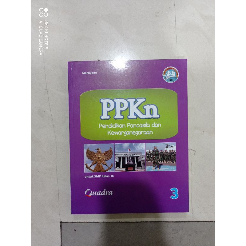 Jual NEW Buku PPKn Kelas 9 Revisi Quadra | Shopee Indonesia