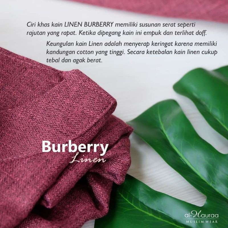 Linen burberry 2025