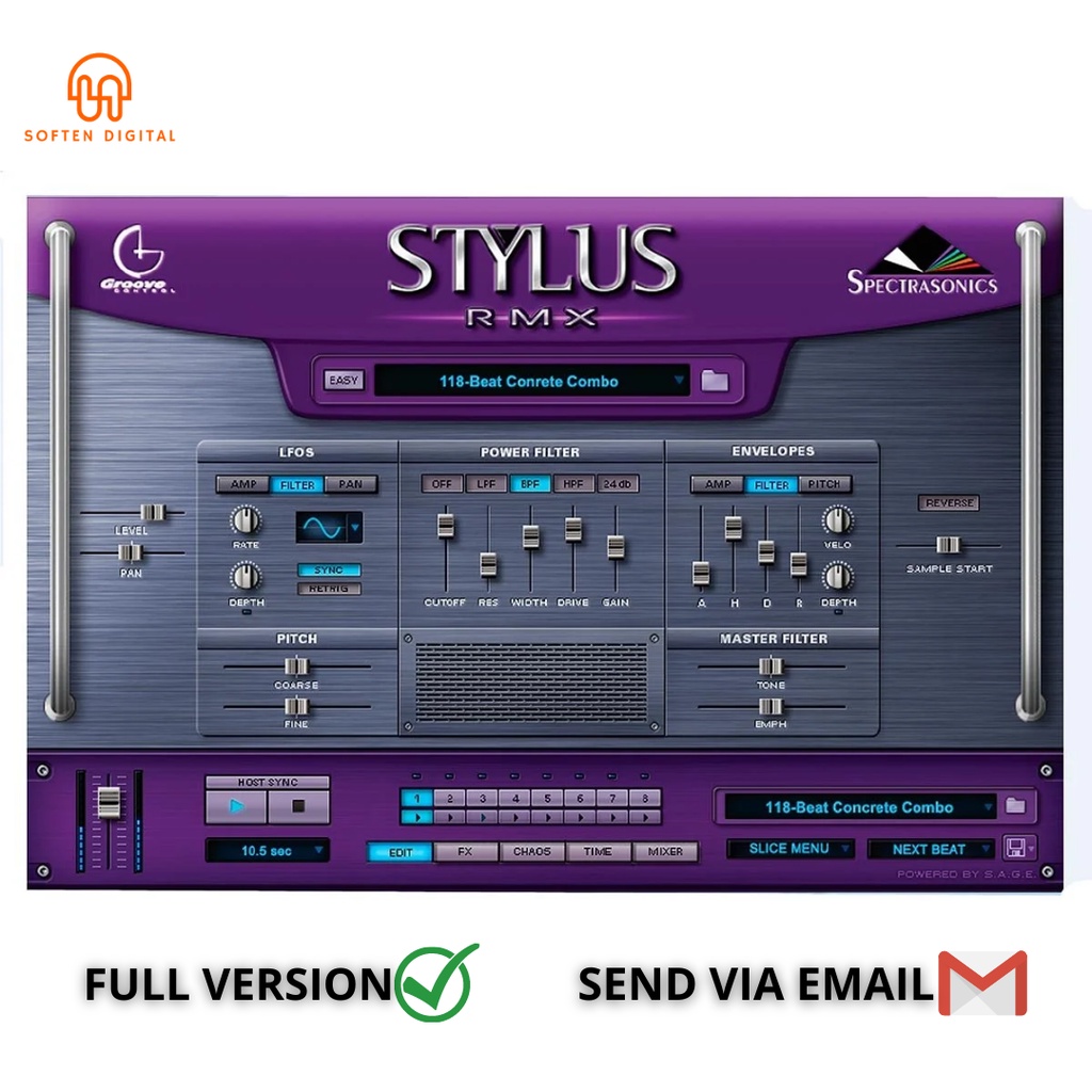 Jual Stylus RMX 1 VSTI Plugin industry standard groove-based virtual ...