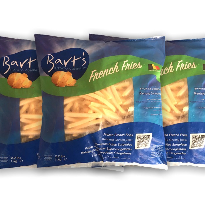 Jual Jual Frozen Food French Fries Kentang Goreng Beku Barts Gr