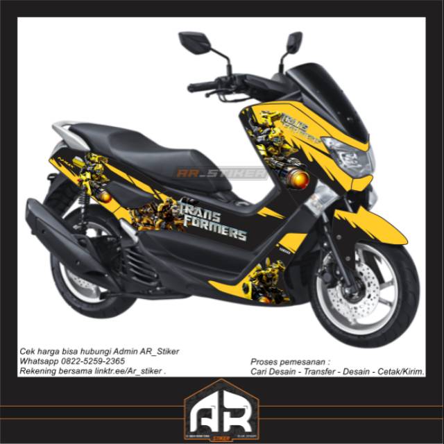 Jual Decal Yamaha Nmax 155 Transformer | Shopee Indonesia