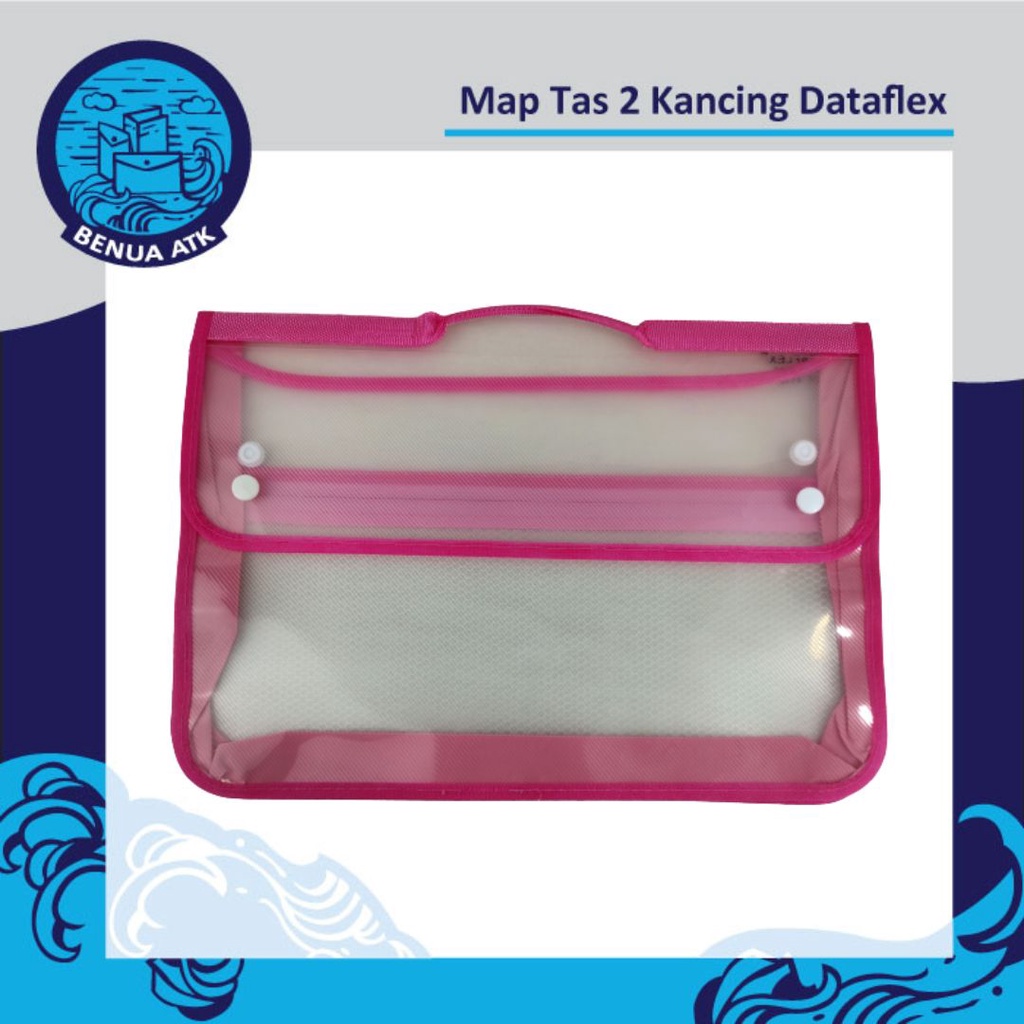 Jual Map Plastik Tas 2 Kancing School Bag Folio Dataflex Df 311