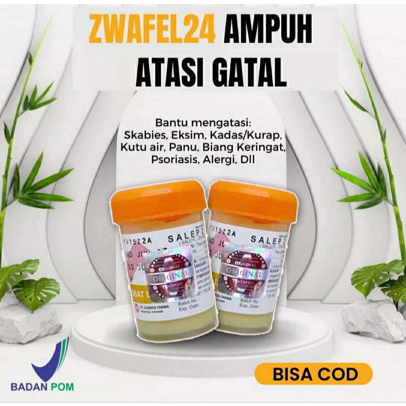 Jual Salep Gatal Zwafel 24 Original 100% Obat Saleb Gatal Panu Kadas ...