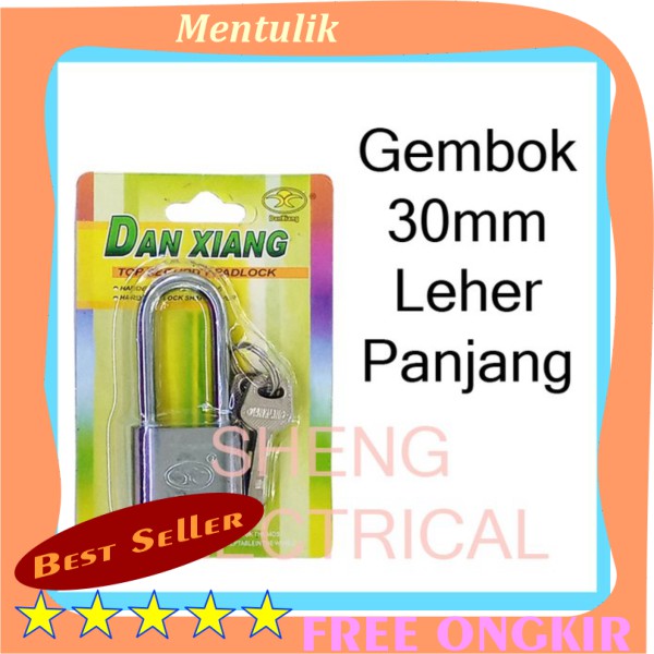 Jual Gembok L L Mm Pintu Pagar Rumah Kamar Toko Gerbang Mm Leher Panjang Serba Guna