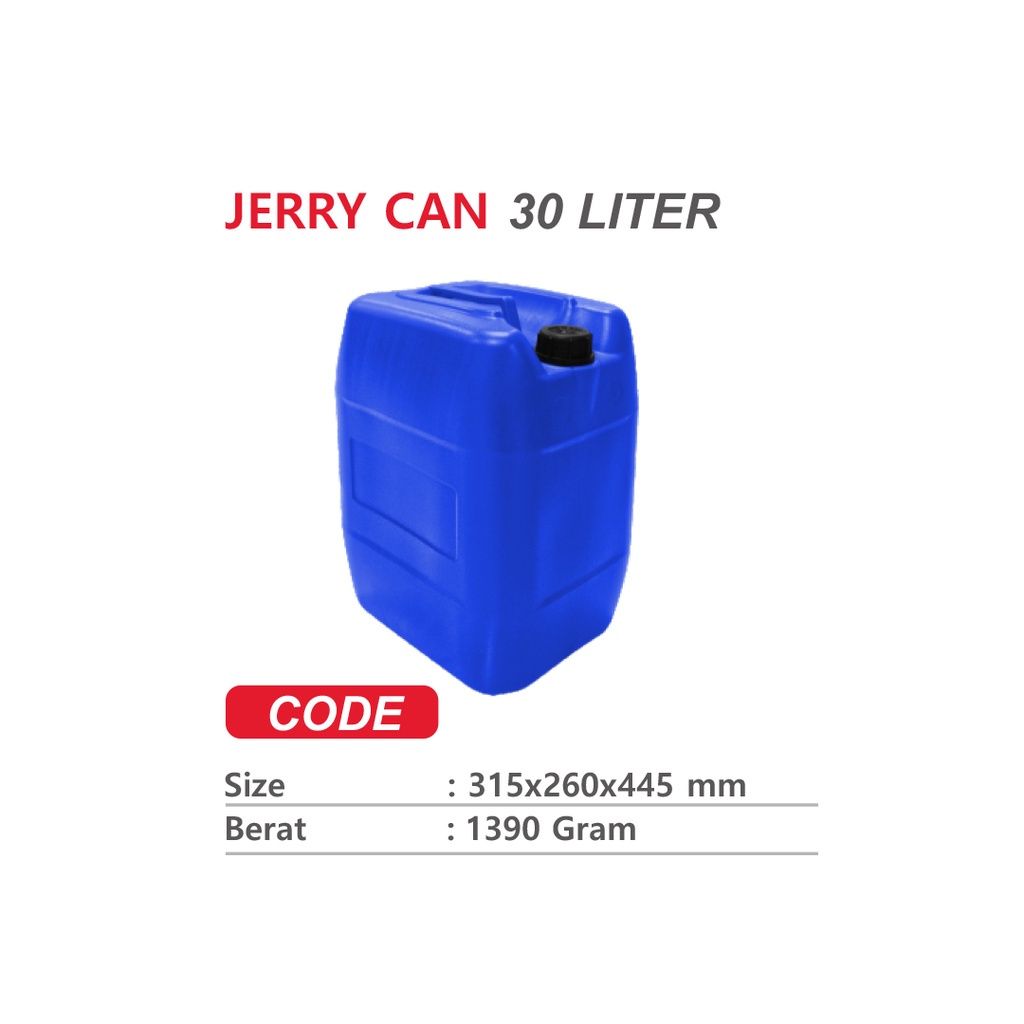 Jual JERRY CAN 30L WARNA BIRU (JERIGEN 30 LITER) Shopee Indonesia