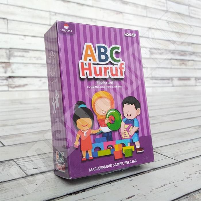 Jual Flashcard ABC Huruf - KONSEP Kartu Pintar Alfabet Mainan Edukasi ...
