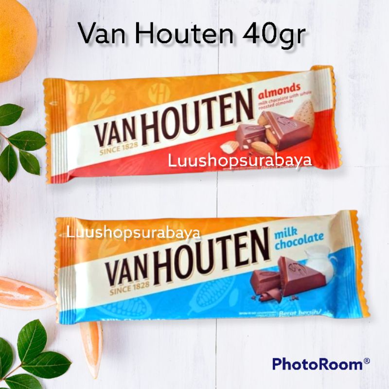 Jual Vanhouten Milk Chocolate 40gram Coklat Van Houten Dark Milkalmond Shopee Indonesia 5017