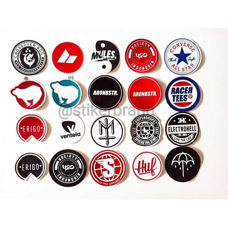 Jual STIKER BRAND DISTRO BISA PILIH GRAFTAC HYPEBEAST LOCALBRAND ...