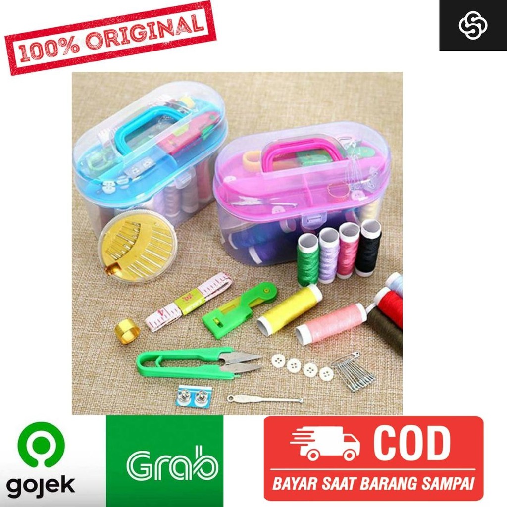 Jual Alat Jahit Set Mini Box Sewing Toolkit Lengkap Shopee Indonesia