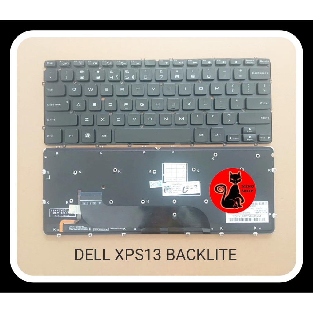 Jual Keyboard Dell Xps 13 Backlite Black Shopee Indonesia 9109