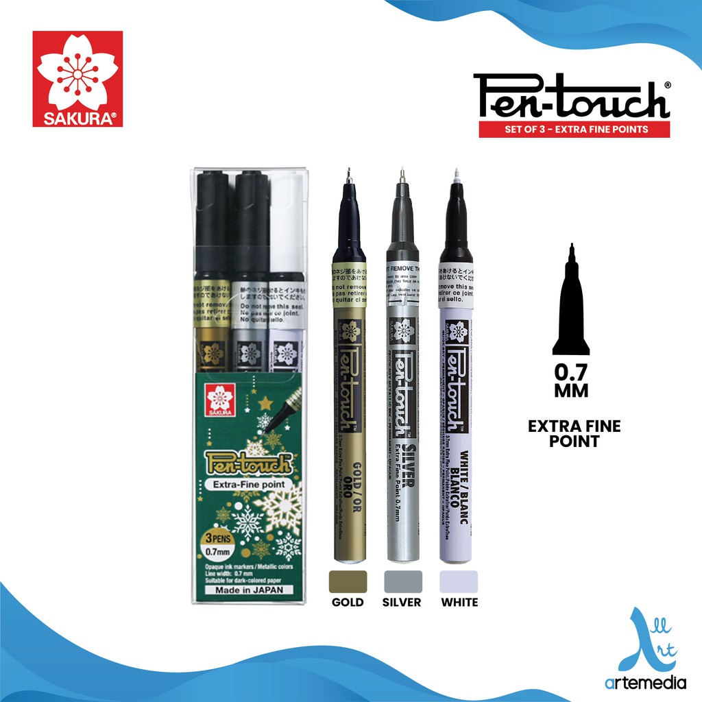 Jual Sakura Pen Touch Set Paint Marker Pigment Color Shopee