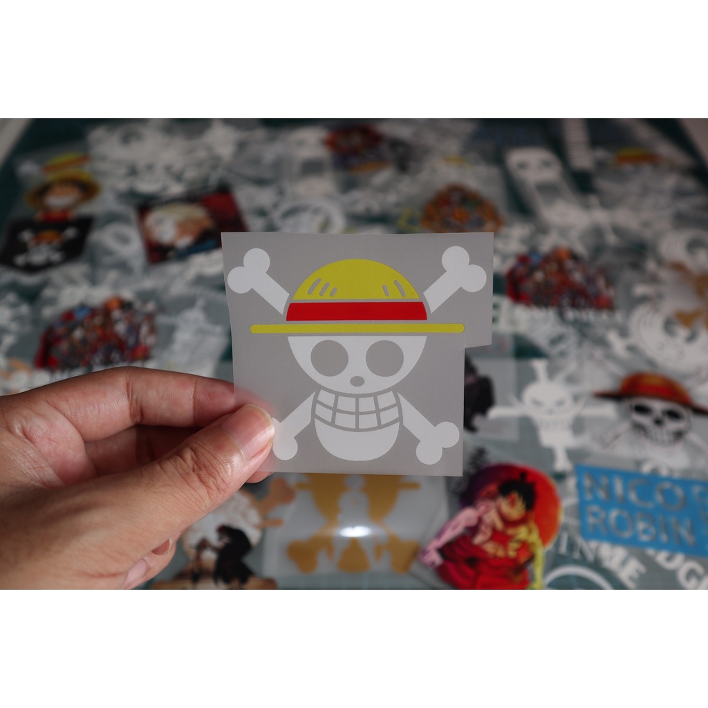 Jual Stiker Kain Sticker Sablon Setrika DTF Polyflex Anime One Piece ...