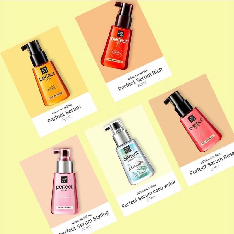 Jual Mise En Scene Perfect Repair Hair Serum Shopee Indonesia