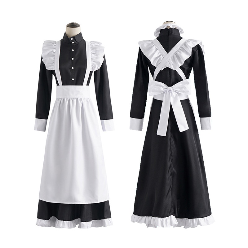 Jual PREORDER Jujutsu Kaisen Gojo Satoru Cosplay Maid Outfit Long Dress ...