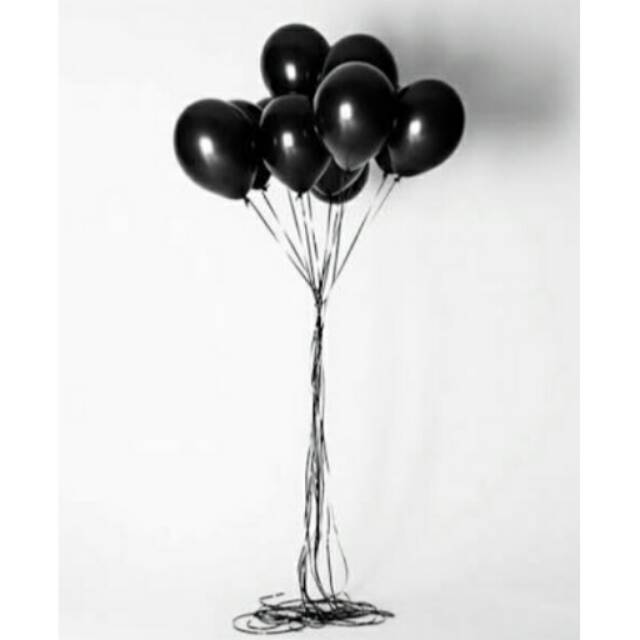Jual Balon latex doff hitam 12 inch | Shopee Indonesia
