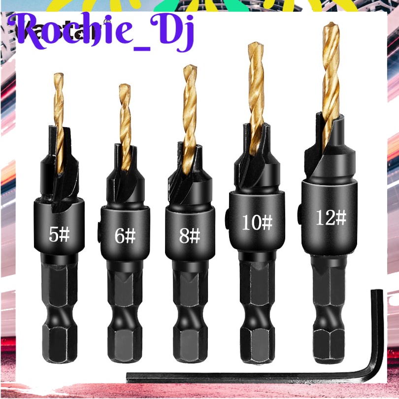 Jual MATA BOR DRILL BIT COUNTERSINK HSS 1.98-3.56MM 5 PCS - SV-VDB26 ...