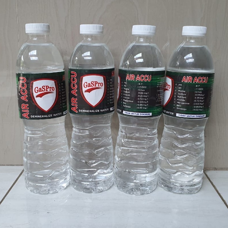 Jual Air Aki Accu Isi Ulang Tambah Murni Air Demineralized 600ml Shopee Indonesia 