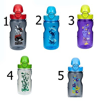 Nalgene Everyday OTF Kids Trinkflasche – 0,375 L, Blau, Mit Einhand-Verschluss, BPA-frei