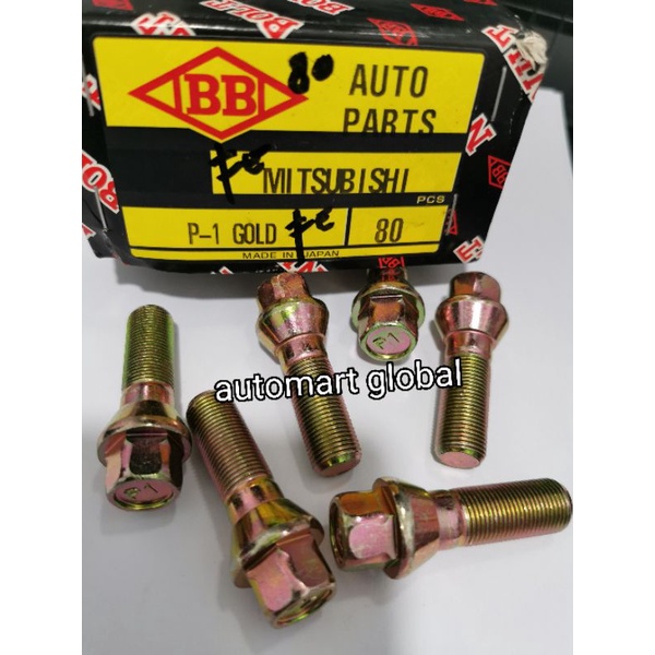 Jual Baut nap as roda Mitsubishi fe fe81 original japan | Shopee Indonesia