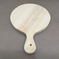 Jual Talenan Kayu Tebal Model Raket Tenis Meja/Papan Potong D 21x30cm ...