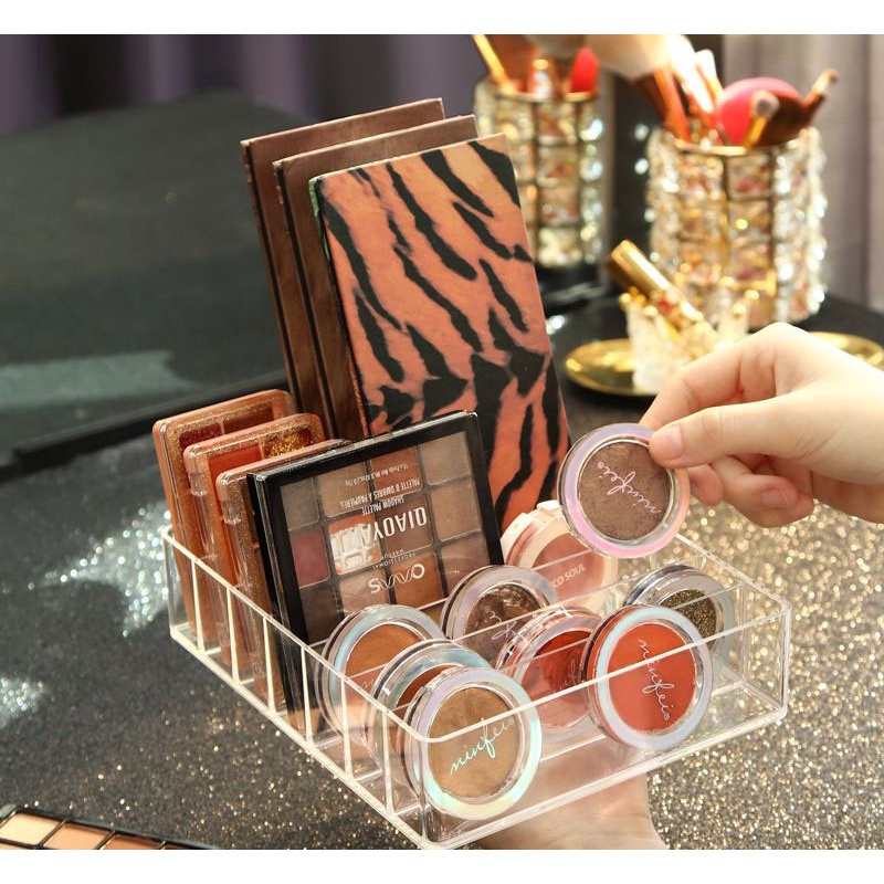 Jual Rak Penyimpanan Compact Powder Acrylic Rak Penyimpanan Lipstick ...