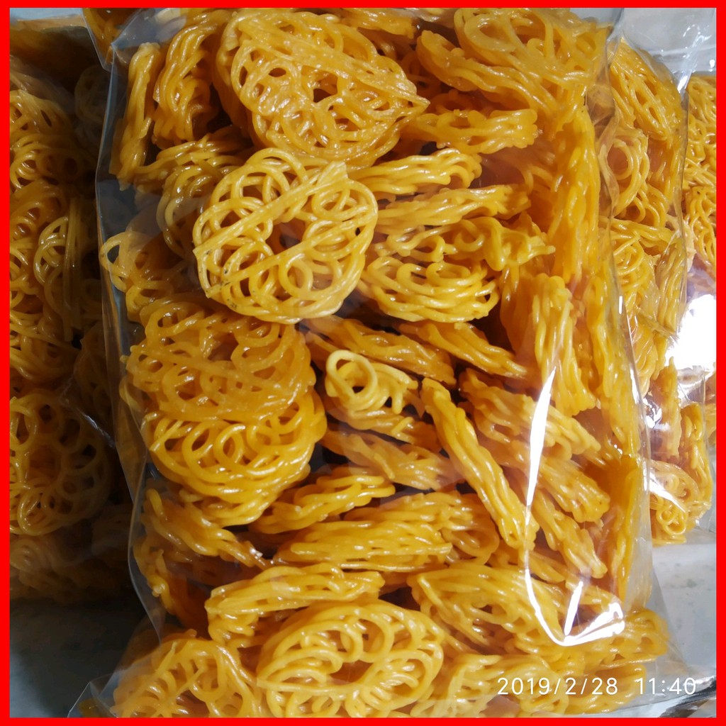 Jual Bahan banking / Bahan Mentah / Kerupuk Udang Bulat Kuning 500 gram ...