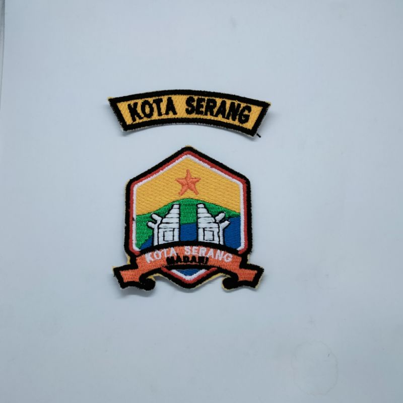 Jual Logo Bordir Kota Serang / Logo Kota Serang / Bordir Logo Kota