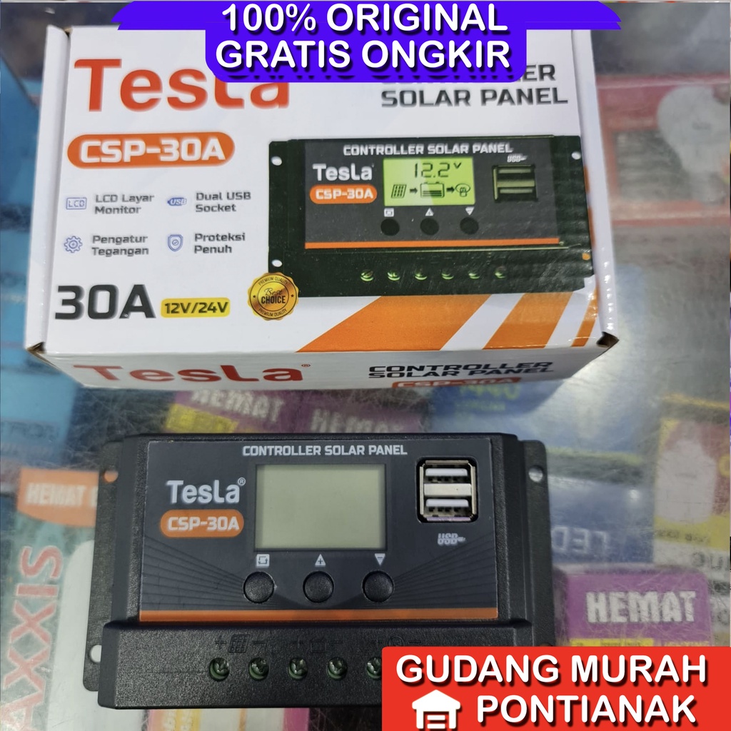 Jual Controller 30A Panel Surya Sollar Charger Controler kontrol