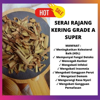 Jual Daun Serai Sereh Sere Rajang Iris Kering Gr Super Asli Rempah Jsr Batang Herbal