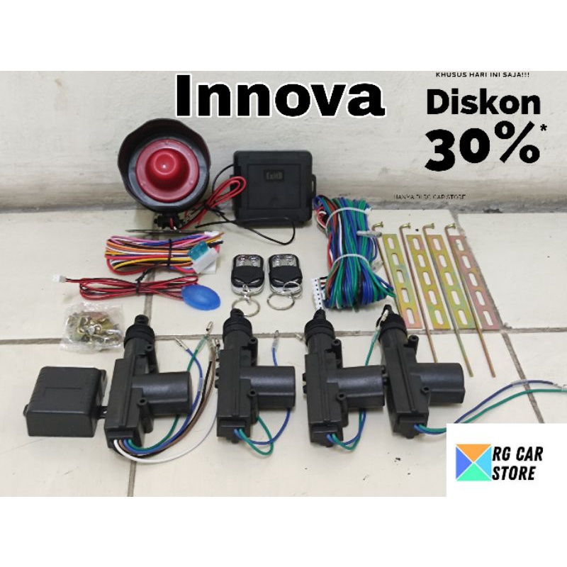 Jual ALARM CENTRAL LOCK MOBIL INNOVA - PAKET ALARM CENTRAL LOCK TOYOTA ...
