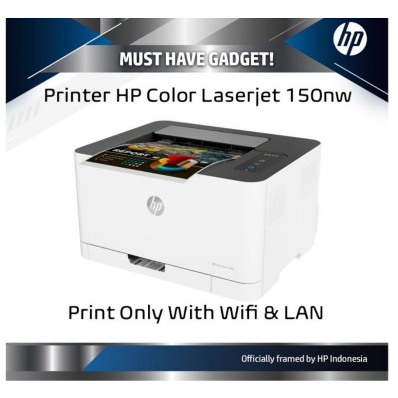 Jual Printer HP Color Laser 150NW Shopee Indonesia