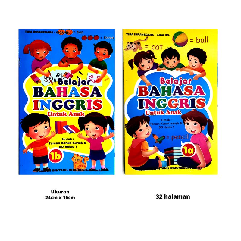 Jual Bintang Indonesia Jakarta -Buku Belajar Bahasa Inggris 1A 1B Untuk ...