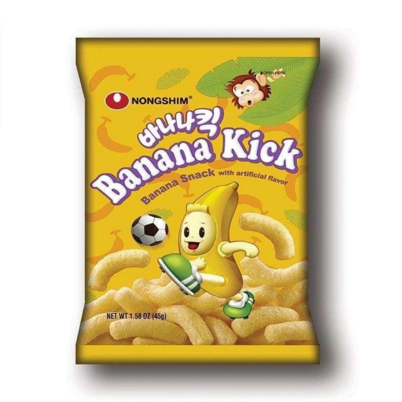 Jual Banana Kick Snack 45 gram (Nongshim) Shopee Indonesia