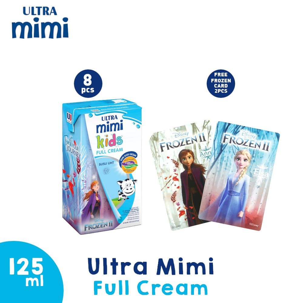 Jual PROMO (8PCS) ULTRA MIMI FULL CREAM 125 ML FREE 2 COLLECTIBLE ...