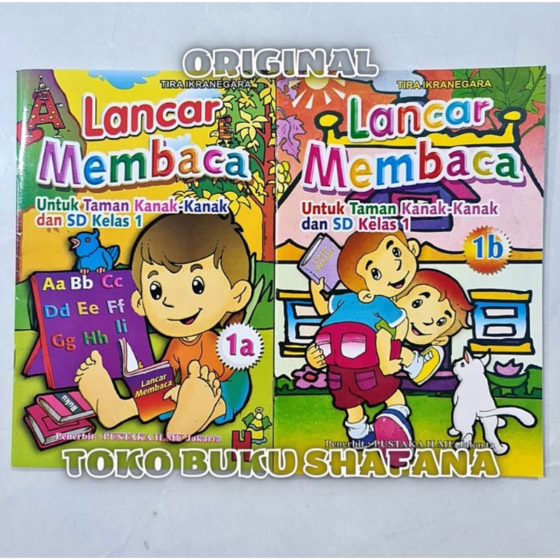 Jual HARGA 2 BUKU : Lancar Membaca 1A & 1B Untuk Anak TK Dan SD Kelas 1 ...