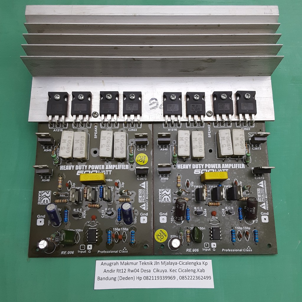 Jual Kit Power Stereo 600watt Rakitan Tipe245 | Shopee Indonesia