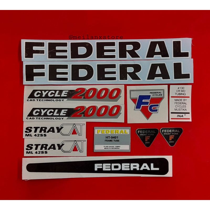 Jual Stiker Sepeda federal Stray cat | Shopee Indonesia